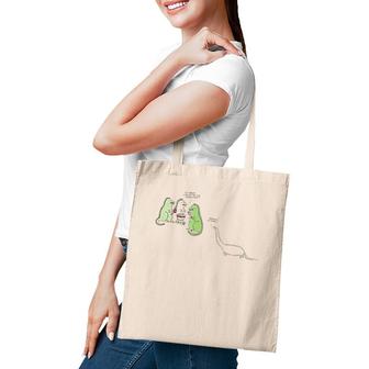 Men's & Women's Who Invited The Herbivore Tote Bag | Mazezy