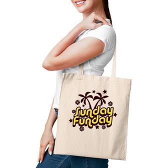 Mens Sunday Funday Gift Womens Sunday Funday Tote Bag | Mazezy