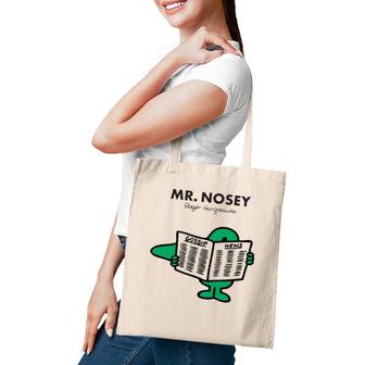 Mr Men Mr Nosey Roger Hargreawes Tote Bag | Mazezy