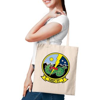 Navy Helicopter Sea Combat Squadron Hsc 11 Dragonslayers Tote Bag | Mazezy