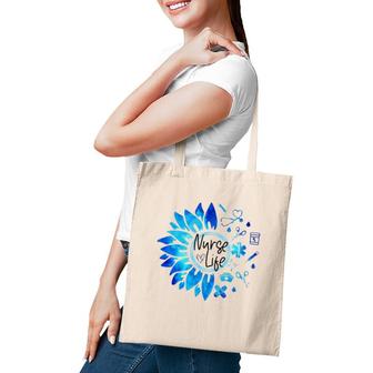 Nurse Life Sunflower Nursing Tools Gift For Nurses Tote Bag | Mazezy