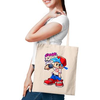 Official Friday Game Night Funkin Boyfriend Tote Bag | Mazezy