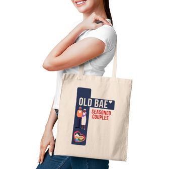 Old Bae - Seasoned Couples Tee Tote Bag | Mazezy