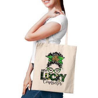 One Lucky Counselor St Patrick's Day Teacher Love Kids Tote Bag | Mazezy