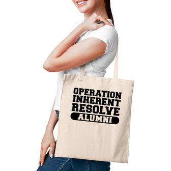 Operation Inherent Resolve Alumni Oir Veteran Tote Bag | Mazezy