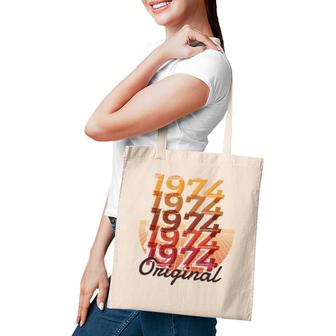 Original 1974 Vintage Retro 48Th Birthday Tote Bag | Mazezy