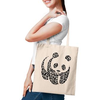 Panda Bear World Wildlife All Animal Protection Gift Raglan Baseball Tee Tote Bag | Mazezy
