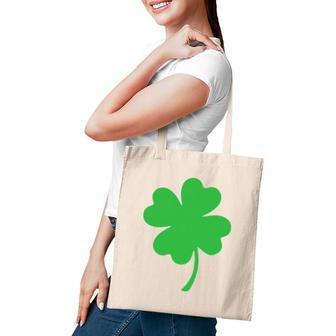 Pocket Size Clover Leaf Shamrock St Patricks Day Tote Bag | Mazezy