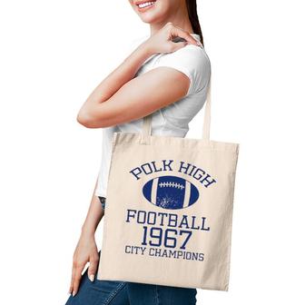 Polk High 33 Football Jersey 90S 80S Pullover Tote Bag | Mazezy