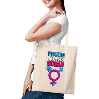 Proud Trans Woman Transgender Pride Tote Bag | Mazezy