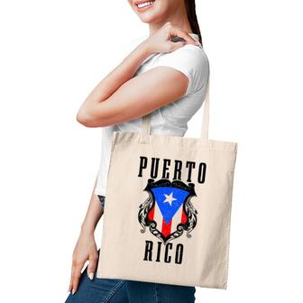 Puerto Rico Vintage Puerto Rican Flag Pride Puerto Rico Tote Bag | Mazezy