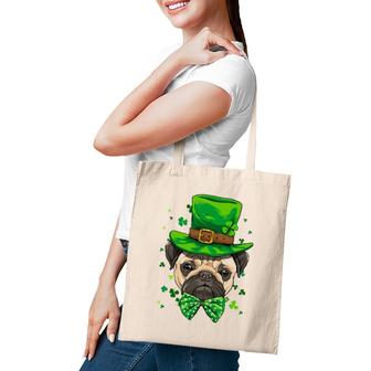 Pug Leprechaun St Patrick's Day Dog Boys Men Tote Bag | Mazezy