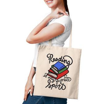 Reading Is My Favorite Sport Tote Bag | Mazezy DE