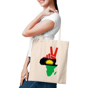 Republic Of Biafra Nigeria Biafran Peace Flag Of Biafra Premium Tote Bag | Mazezy