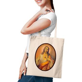 Sagrado Corazon De Jesus Tote Bag | Mazezy