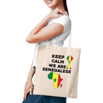 Senegal Africa Football 2022 Keep Calm We Are Senegalese Tote Bag | Mazezy