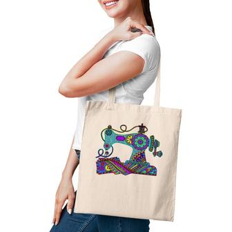 Sewing S Quilting S Sewing Machine Premium Tote Bag | Mazezy