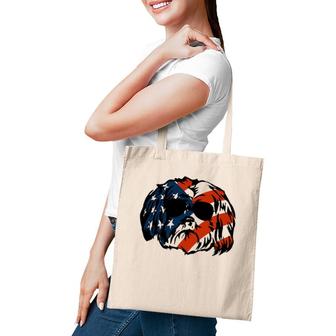 Shih Tzu Dog American Flag 4Th Of July - Dog Lover Gift Tote Bag | Mazezy