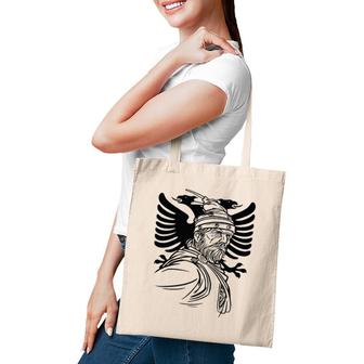 Skanderbeg Albania Balkan Hero Illyrian Shqip Kosovo Tote Bag | Mazezy