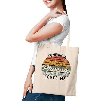 Someone In Phoenix Loves Me United States Family Travel Tote Bag | Mazezy