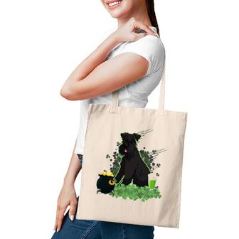 St Patrick's Day Kerry Blue Terrier Dog Tote Bag | Mazezy