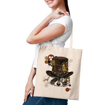 Steampunk Raccoon Steampunk Lovers Raccoon Tote Bag | Mazezy