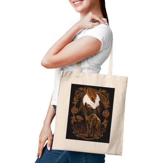 Steampunk Wolf Animals Vintage Tote Bag | Mazezy