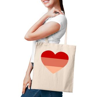 Striped Heart Happy Valentine's Day Tote Bag | Mazezy