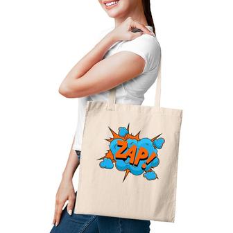 Superhero Rare Power Zap Pow Bam Tote Bag | Mazezy