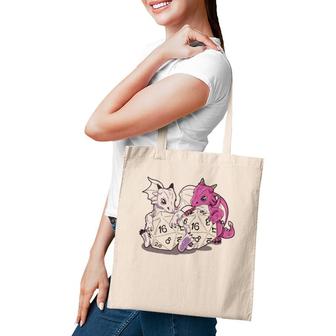 Tabletop Gaming Cute Role Playing Dice Tote Bag | Mazezy