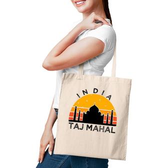 Taj Mahal India Gift Indian Travel Souvenir Tote Bag | Mazezy
