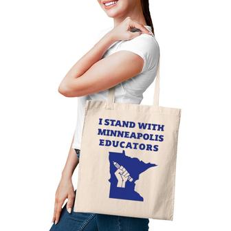Teacher Walkout I Support Minneapolis Educators 2022 Strike Tote Bag | Mazezy