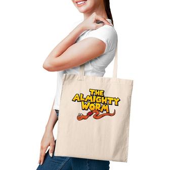 The Almighty Worm Almighty Alien Hero From Outerspace Tote Bag | Mazezy