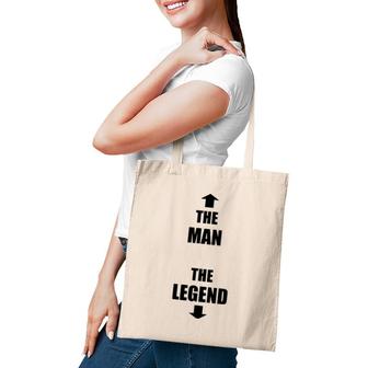 The Man The Legend Design Dirty Joke Tote Bag | Mazezy