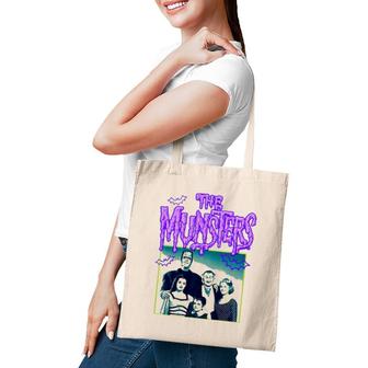 The Munster Family Art Design Tee Legends Tote Bag | Mazezy