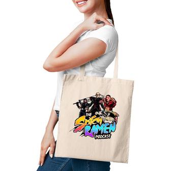 The Spicy Ramen Podcast Lovers Gift Tote Bag | Mazezy