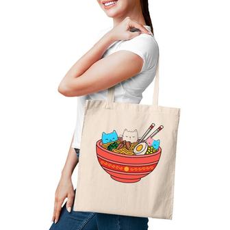 Transgender Cats Transgender Pride Ramen Tote Bag | Mazezy