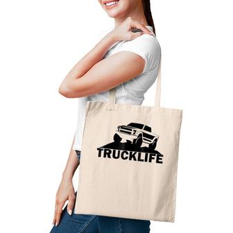 Trucklife Pickup Truck Trucker Tee Gift Tote Bag | Mazezy