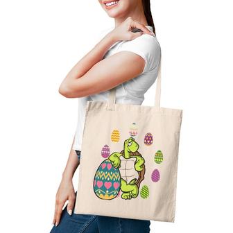 Turtle Egg Hunting Easter Day Cute Animal Boys Girls Kids Tote Bag | Mazezy