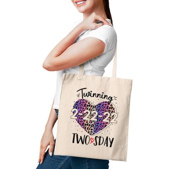 Twinning Twosday Tuesday February 22Nd 2022 Twinning Twosday Tote Bag | Mazezy