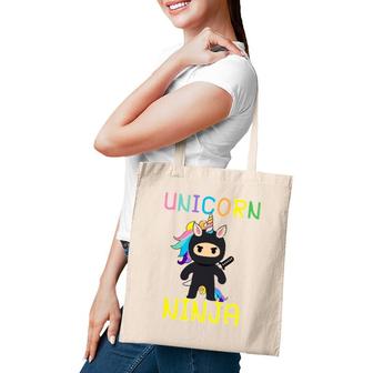 Unicorn Ninja Cute Rainbow Unicorn Fighter Lover Gifts Tote Bag | Mazezy