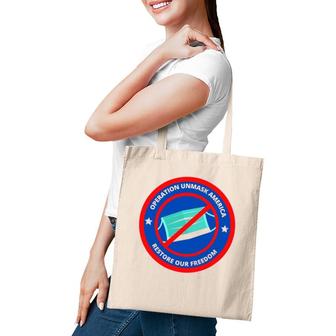 Unmask America Ideas Operation Unmask America Design Tote Bag | Mazezy