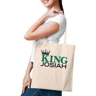 Vintage King Josiah White T Tote Bag | Mazezy