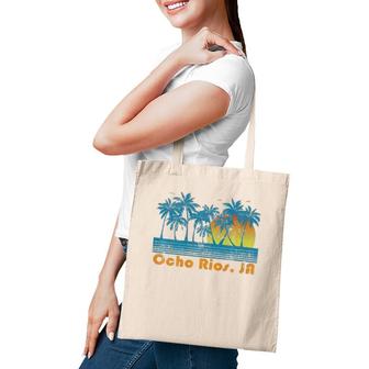Vintage Ocho Rios Jamaica Beach Tote Bag | Mazezy