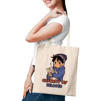 Vintage Quackity Vaporware My Beloved Support Gamer Mexican Tote Bag | Mazezy