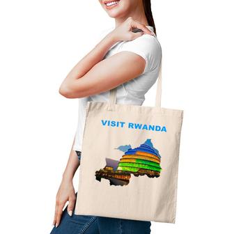 Visit Rwanda Republic Of Rwanda Tote Bag | Mazezy