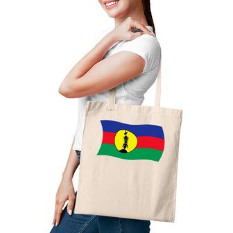 Wavy Flag Of The Kanak People New Caledonia Tote Bag | Mazezy