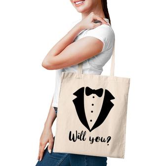 Will You Marry Me Sign Funny Gay Marriage Proposal Man Gift Tote Bag | Mazezy UK