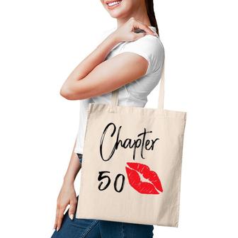 Womens Chapter 50 50Th Birthday For Women And Girl Tote Bag | Mazezy