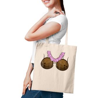 Women's Coconut Bra Bikini Fun Summer Hawaii Vacation Tote Bag | Mazezy